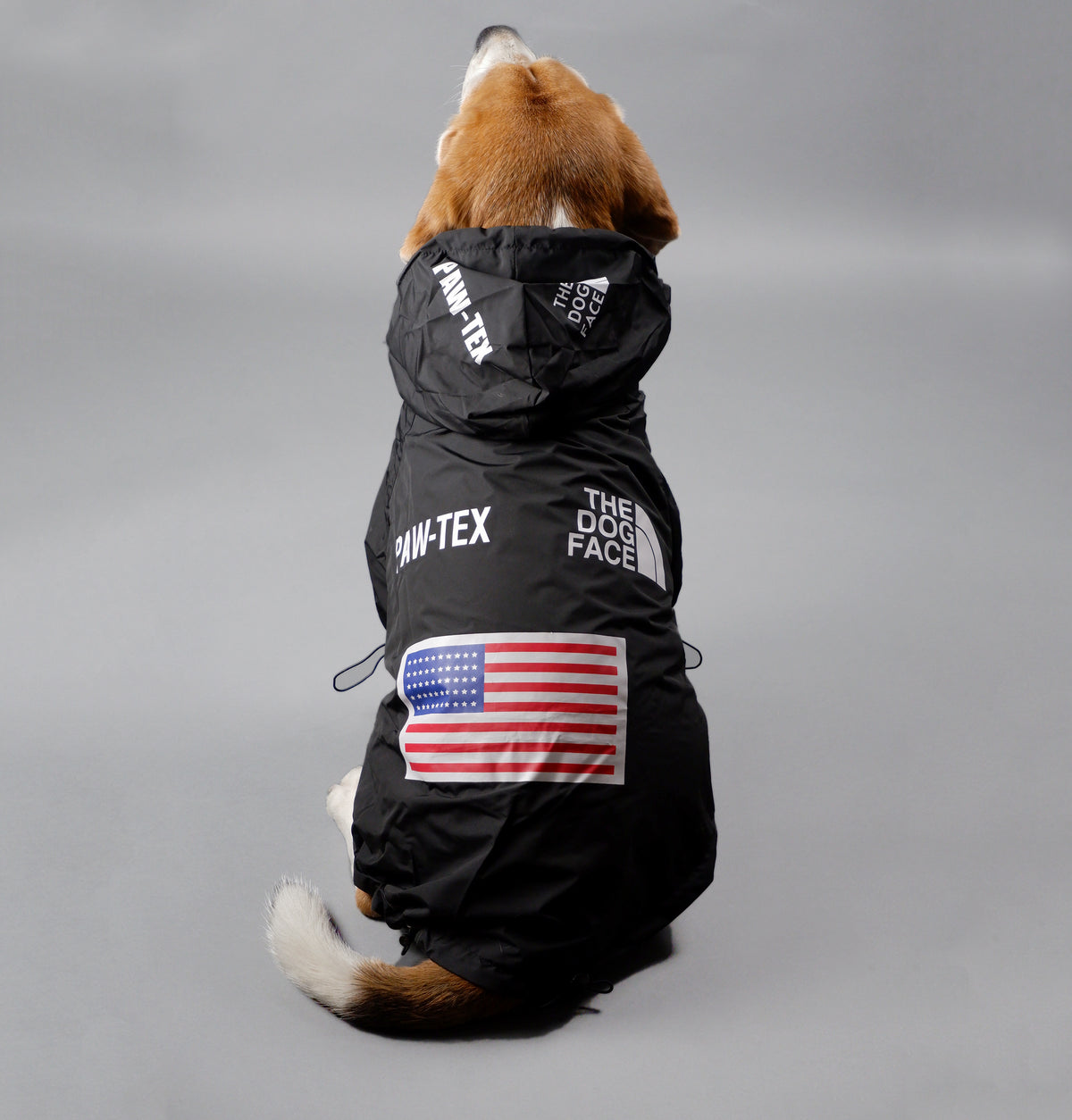 Hype Dog Raincoat Jacket - Black