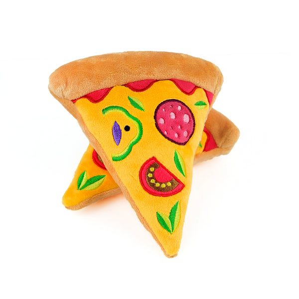Ollie's NY Pizza Squeaky Toy
